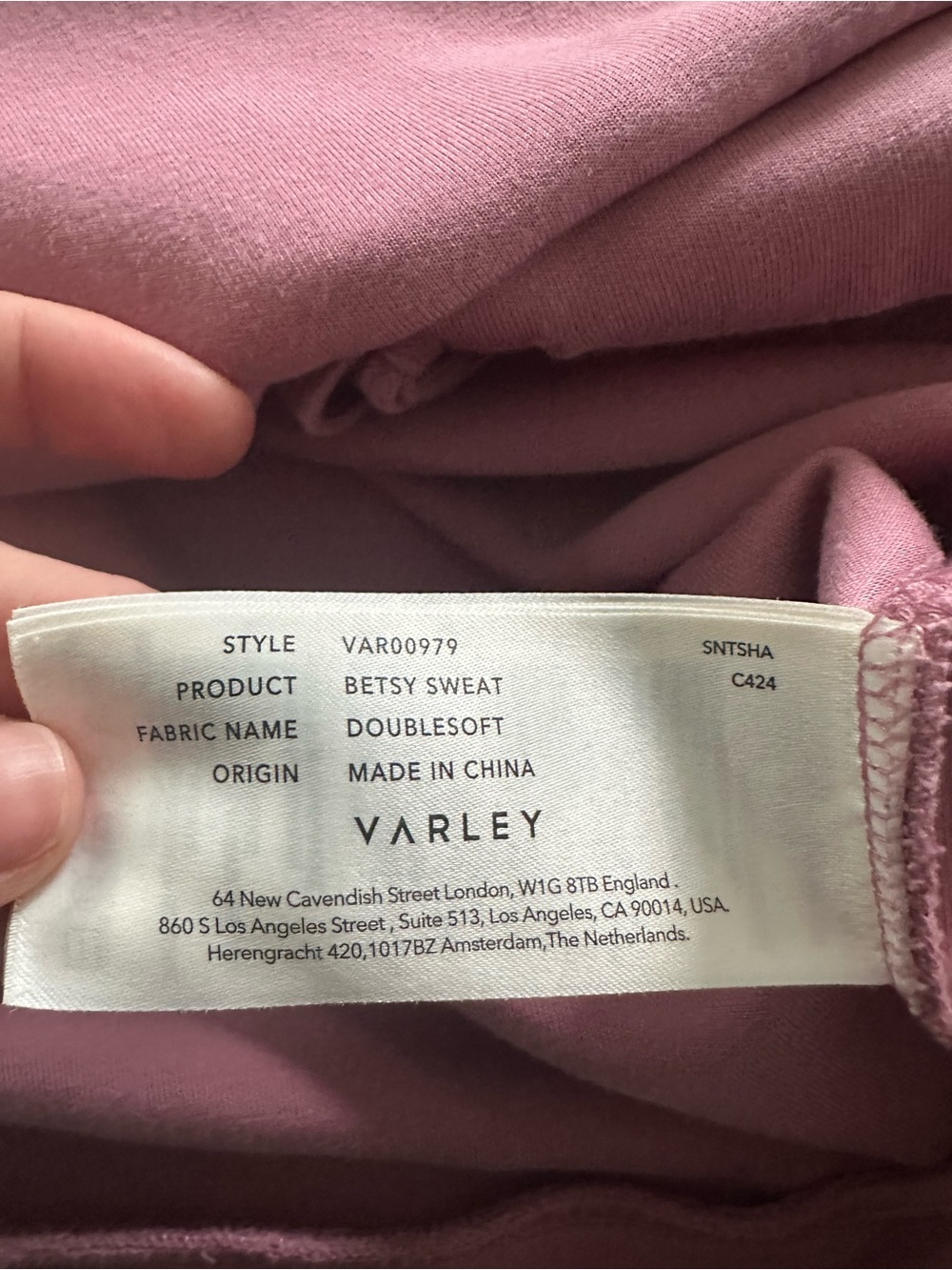 Varley comfy sweatshirt - Picture 6 of 11